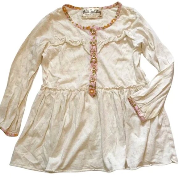 Matilda Jane cream and pink Crescendo Poet top size 10 - Picture 2 of 16